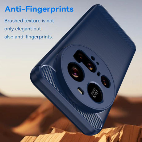 Husa de protectie Techsuit Carbon Silicone compatibil cu Xiaomi 15 Ultra, Albastru