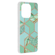 Husa de protectie Techsuit Marble Series compatibil cu Xiaomi Redmi Note 13 4G, Verde Hex