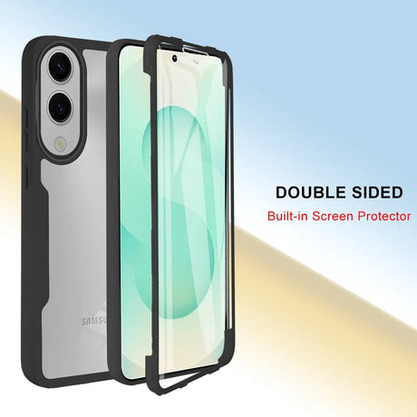 Folie de protectie Techsuit ColorVerse 360 Series + compatibil cu Samsung Galaxy S25 Edge, Roz