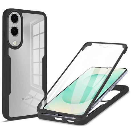 Folie de protectie Techsuit ColorVerse 360 Series + compatibil cu Samsung Galaxy S25 Edge, Negru