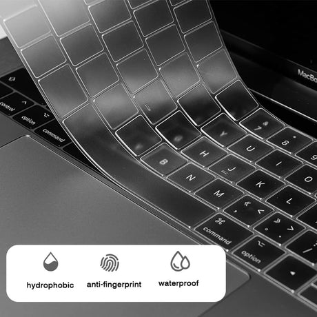 Tastatura/Mouse Techsuit Premium Keyboard Cover PureTypeX (KC1), Ultra Thin, for MacBook Pro 14 (2021-2024)/ Air 13/15 (2022-2025), Transparent