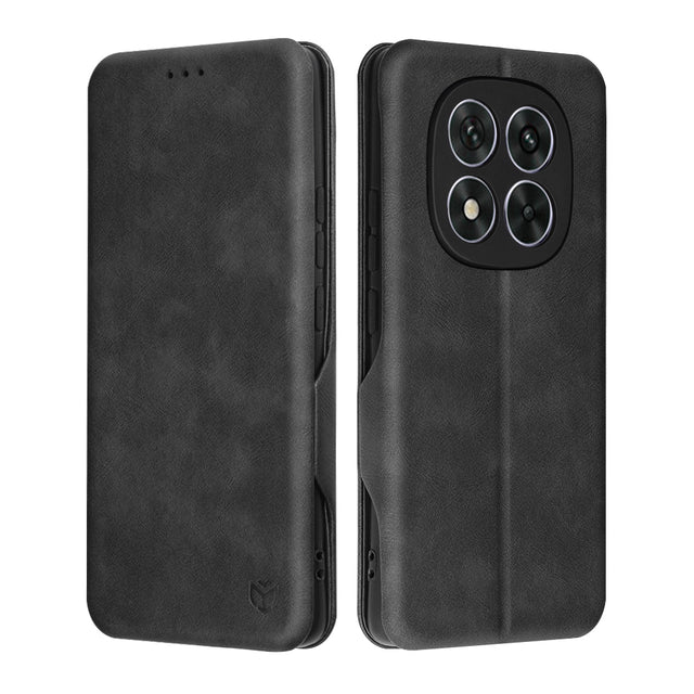Husa de protectie Techsuit Safe Wallet Plus compatibil cu Xiaomi Redmi Note 14 Pro 5G / Poco X7, Negru