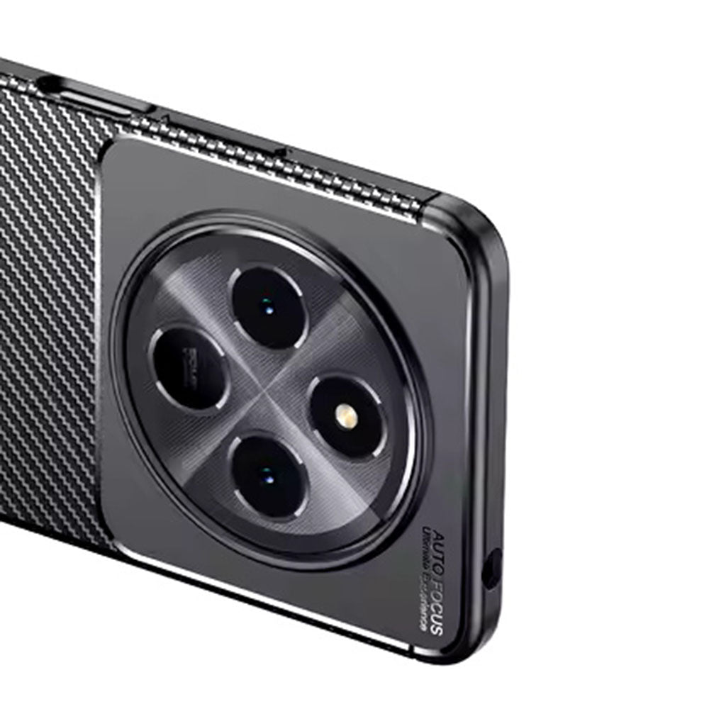 Husa de protectie Techsuit CarbonFiber compatibil cu Xiaomi Redmi Note 14 Pro 4G, Negru