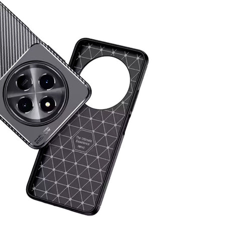 Husa de protectie Techsuit CarbonFiber compatibil cu Samsung Galaxy S25 Edge, Negru