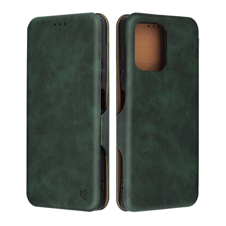 Husa de protectie Techsuit Safe Wallet Plus compatibil cu Motorola Moto G75, Verde