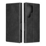 Husa de protectie Techsuit Safe Wallet Plus compatibil cu Samsung Galaxy S25 Ultra, Negru