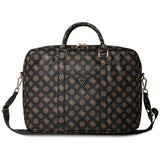 Guess Computer Bag Peony Triangle Logo geantă neagră, cod GUCB16PGPOSGNK