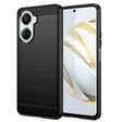 Techsuit Carbon Silicone fekete tok Huawei nova 10 SE telefonhoz
