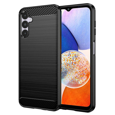 Husa de protectie Techsuit Carbon Silicone compatibil cu Samsung Galaxy A14 4G / A14 5G, Negru