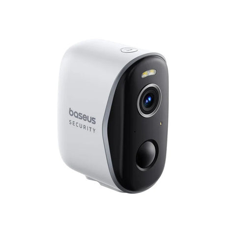 Baseus Outdoor Camera Security N1 (S0TW022131), 2K, 16GB, 4 Camera Kit, Two-way Talk, Night Vision, IP67, 7.800mAh, Alb