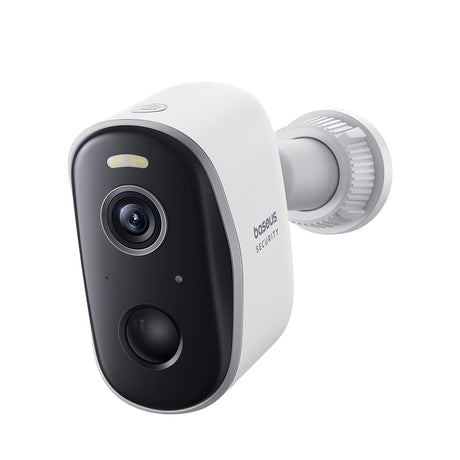 Baseus Outdoor Camera Security N1 (S0TW012131), 2K, 16GB, 3 Camera Kit, Two-way Talk, Night Vision, IP67, 7.800mAh, Alb