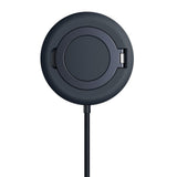 Incarcator Baseus Magnetic Wireless Simple Mini4 (P10273300121-02), Universal, with Stand, USB-C, Qi2, 15W, 1m, Negru Cosmic
