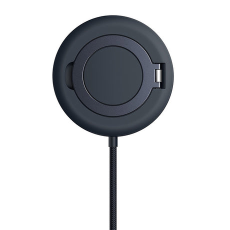 Incarcator Baseus Magnetic Wireless Simple Mini4 (P10273300121-02), Universal, with Stand, USB-C, Qi2, 15W, 1m, Negru Cosmic