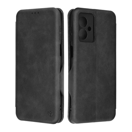 Husa de protectie Techsuit Safe Wallet Plus compatibil cu Motorola Moto G55, Negru