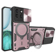 Husa de protectie Techsuit CamGuard Pro compatibil cu Honor X8c, Roz Auriu