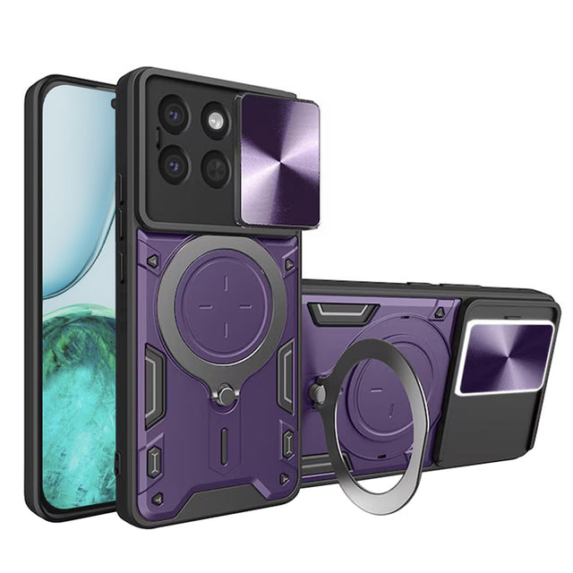 Husa de protectie Techsuit CamGuard Pro compatibil cu Honor X8c, Mov