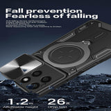 Husa de protectie Techsuit CamGuard Pro compatibil cu Honor X8c, Rosu