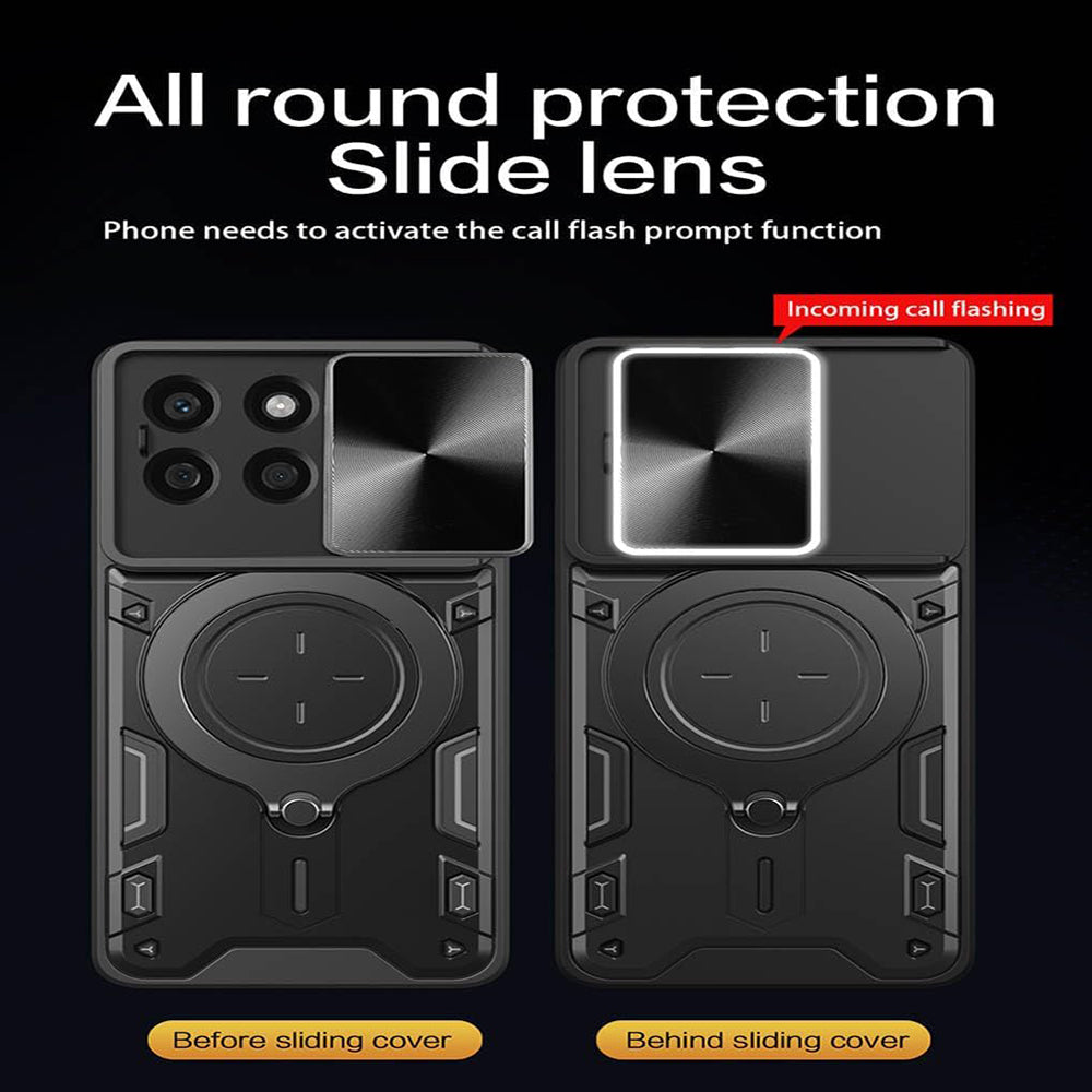 Husa de protectie Techsuit CamGuard Pro compatibil cu Honor X8c, Negru