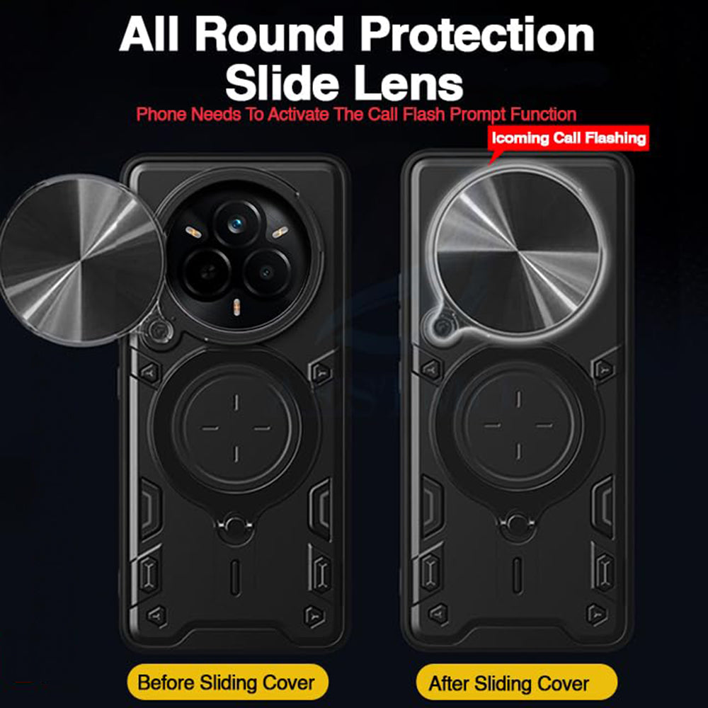 Husa de protectie Techsuit CamGuard Pro compatibil cu Realme 14 Pro+, Negru