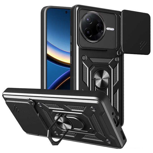 Husa de protectie Techsuit CamShield Series compatibil cu Xiaomi Poco F7 Pro, Negru