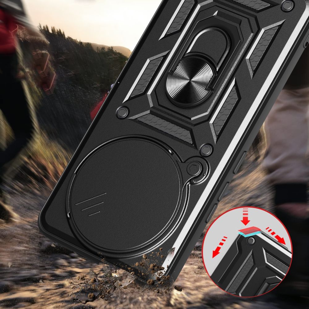 Husa de protectie Techsuit CamShield Series compatibil cu Xiaomi Poco F7 Pro, Negru