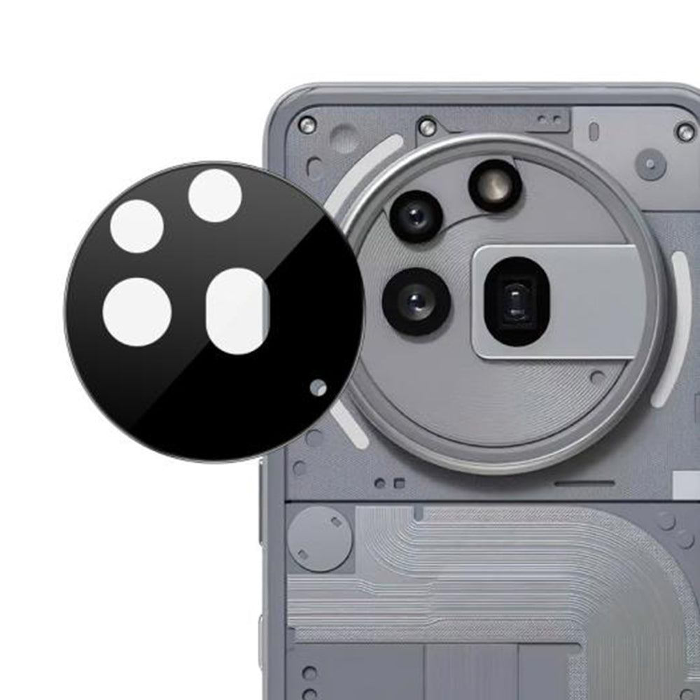Folie de protectie Techsuit Full Camera Glass compatibil cu Nothing Phone (3a) Pro, Negru