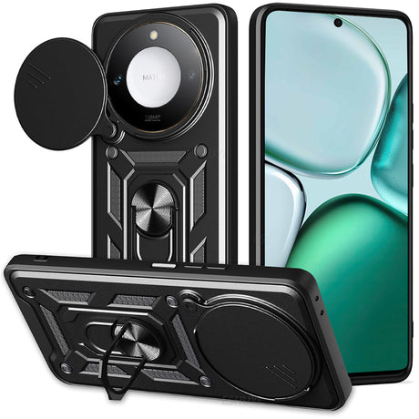 Husa de protectie Techsuit CamShield Series compatibil cu Honor X9c Smart, Negru