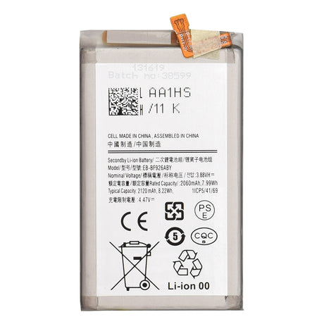 Componenta OEM Smartphone Battery (Main) EB-BF926ABY (21796), Samsung Z Fold3 5G - , Gri