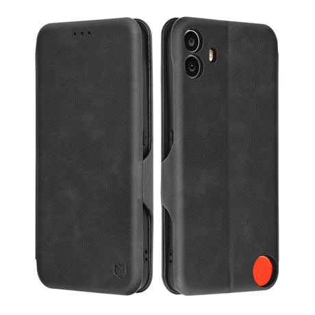 Husa de protectie Techsuit Safe Wallet Plus compatibil cu Nothing CMF Phone 1, Negru
