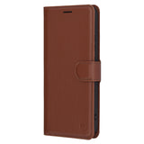 Husa de protectie Techsuit Leather Folio compatibil cu Oppo Reno13, Maro