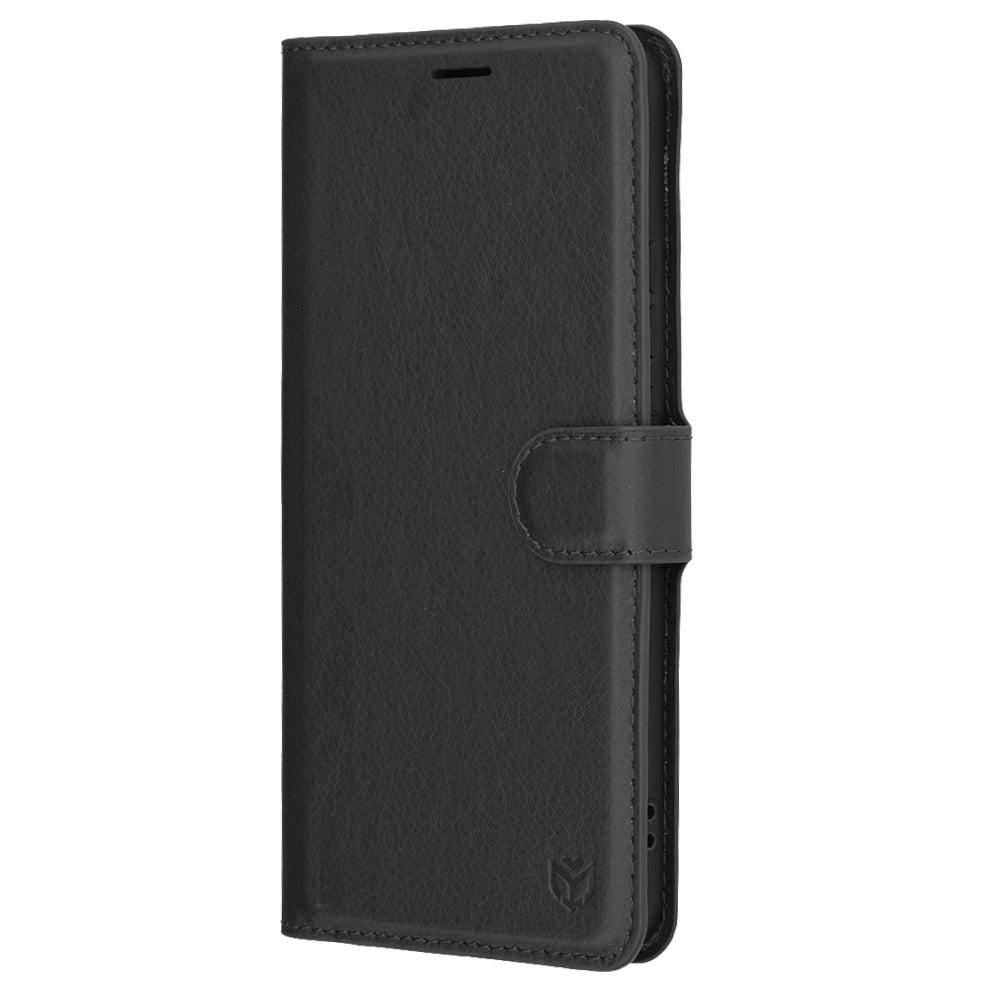 Husa de protectie Techsuit Leather Folio compatibil cu Oppo Reno13 Pro, Negru