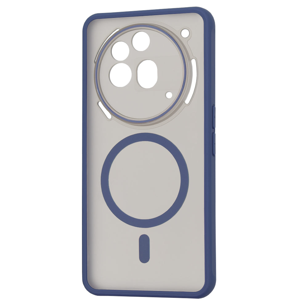 Husa de protectie Techsuit HaloFrost MagSafe Series compatibil cu Nothing Phone (3a) Pro, Albastru Inchis