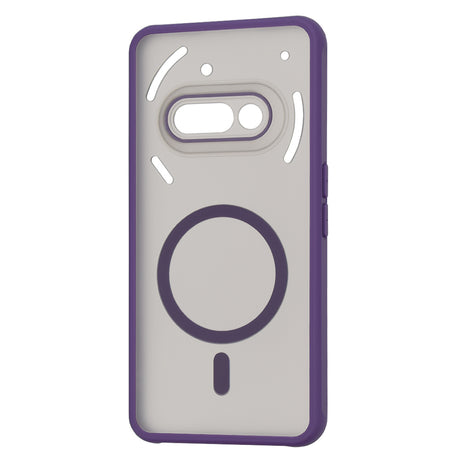 Husa de protectie Techsuit HaloFrost MagSafe Series compatibil cu Nothing Phone (3a), Mov Inchis