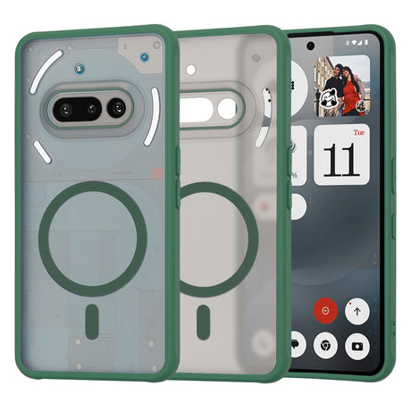 Husa de protectie Techsuit HaloFrost MagSafe Series compatibil cu Nothing Phone (3a), Bleumarin Green