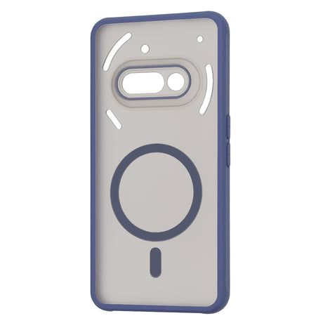 Husa de protectie Techsuit HaloFrost MagSafe Series compatibil cu Nothing Phone (3a), Albastru Inchis