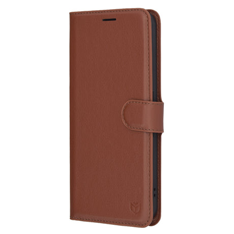 Husa de protectie Techsuit Leather Folio compatibil cu Nothing Phone (3a), Maro