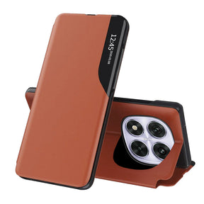 Husa de protectie Techsuit eFold Series compatibil cu Xiaomi Redmi Note 14 Pro 5G / Poco X7, Portocaliu