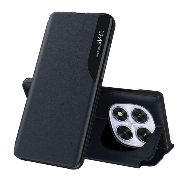 Husa de protectie Techsuit eFold Series compatibil cu Xiaomi Redmi Note 14 Pro 5G / Poco X7, Albastru Inchis