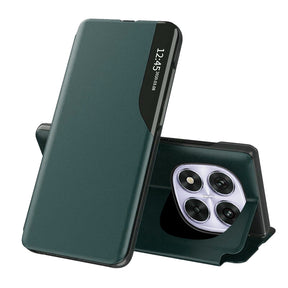 Husa de protectie Techsuit eFold Series compatibil cu Xiaomi Redmi Note 14 Pro 5G / Poco X7, Verde Inchis