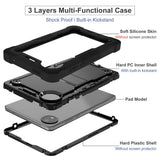 Husa de protectie tableta Techsuit Rugged TabShell + Screen Protector compatibil cu Xiaomi Pad 7, Negru