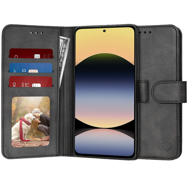 Husa de protectie Techsuit Diary Book compatibil cu Xiaomi Redmi Note 14 4G (Regional), Negru