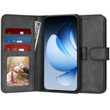 Husa de protectie Techsuit Diary Book compatibil cu Oppo Reno13, Negru