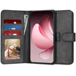 Husa de protectie Techsuit Diary Book compatibil cu Oppo Reno13 Pro, Negru
