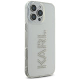 Husa de protectie Karl Lagerfeld IML Rhinestones (KLHCP16LHKLSTDCT) compatibil cu iPhone 16 Pro, Transparent Logo