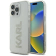 Husa de protectie Karl Lagerfeld IML Rhinestones (KLHCP16LHKLSTDCT) compatibil cu iPhone 16 Pro, Transparent Logo