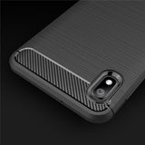 Husa de protectie Techsuit Carbon Silicone compatibil cu Samsung Galaxy A10 / M10, Negru