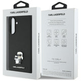 Husa de protectie Karl Lagerfeld Saffiano (KLHCSA36PSAKCMPK) compatibil cu Samsung Galaxy A36 5G, Karl&Choupette Metal Pin