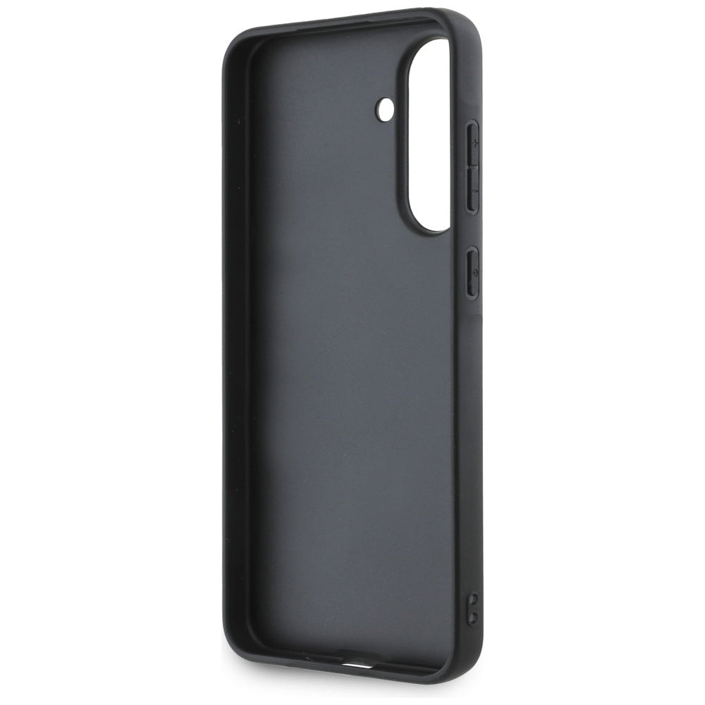 Husa de protectie Karl Lagerfeld Saffiano (KLHCSA36PSAKCMPK) compatibil cu Samsung Galaxy A36 5G, Karl&Choupette Metal Pin