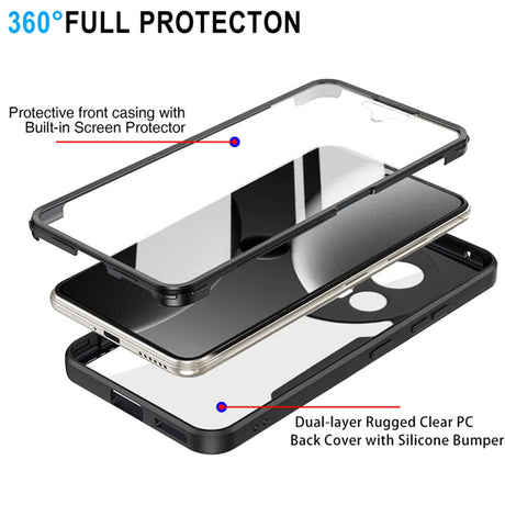 Folie de protectie Techsuit ColorVerse 360 Series + compatibil cu Xiaomi 15 Ultra, Mov