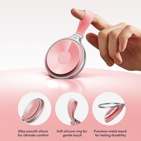 Suport ESR Suction Phone HaloLock (2K6500101), Hands-Free Mirror Phone Stand, Magnetic, 360° Rotation Ring, Roz